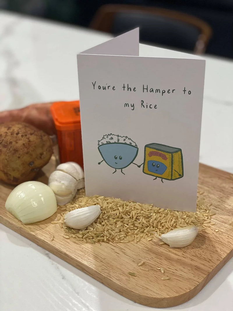 Hamper and Rice - Greeting Card